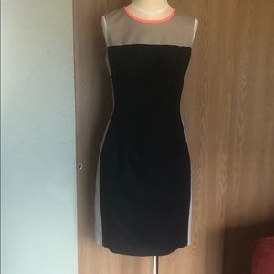 T Tahari color block dress